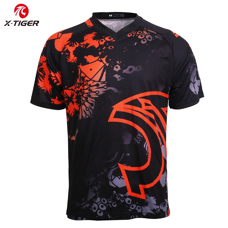

X-tiger Kaus balap motorcross Jerseys DH 100% polyester dan bersepeda MTB
