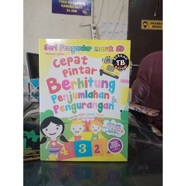 Buku Cepat Pintar Berhitung Penjumlahan &amp; Pengurangan (21×29cm)