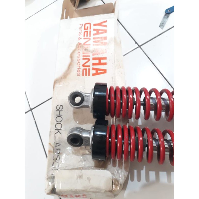 shock belakang rx king cobra ulir merah original yamaha