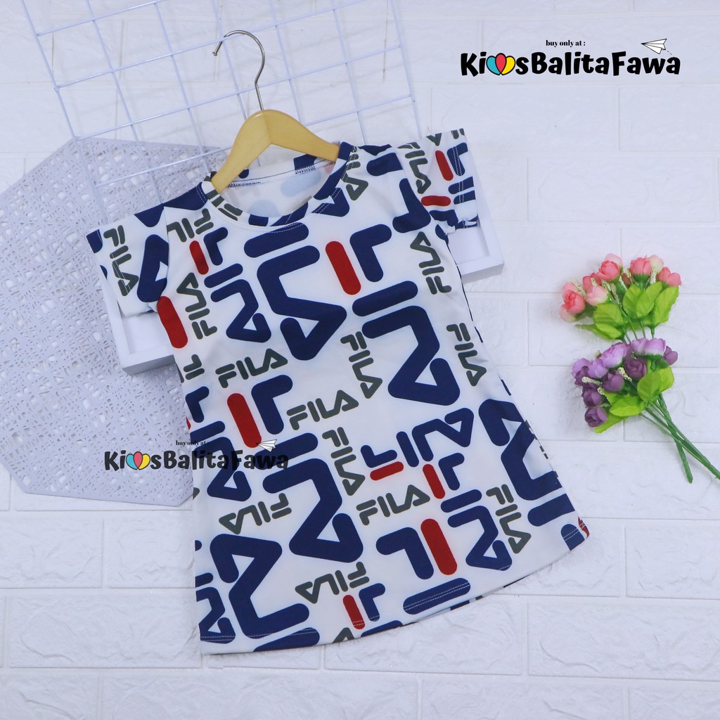 Dress Larissa uk Bayi - 5 Tahun / Lengan Pendek Baju Anak Perempuan Baby Tunik Blouse Atasan Murah