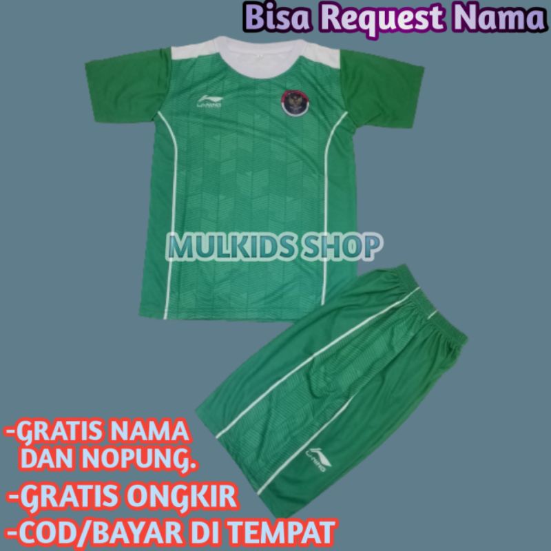 BISA REQUEST NAMA DAN NOMER / SETELAN JERSEY TIMNAS INDONESIA BADMINTON / BAJU JERSEY BULUTANGKIS ANAK LAKI/ SETELAN TIMNAS INDONESIA PRINTING / TERMURAH / TERBARU /BAYAR DI TEMPAT / COD /GRATIS ONGKIR