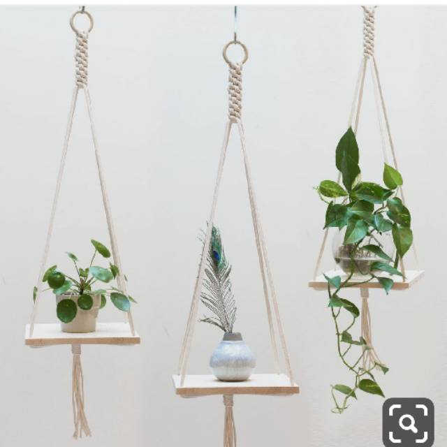  READYSTOCK macrame plant hanger  makrame pot gantung 