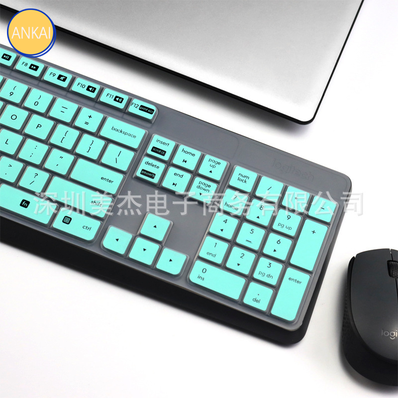 Ankai Logitech MK235 MK315 K375S Laptop Keyboard Protector, For 15.6'' Keyboard Cover Soft Silicone, TPU Keyboard Protective Film