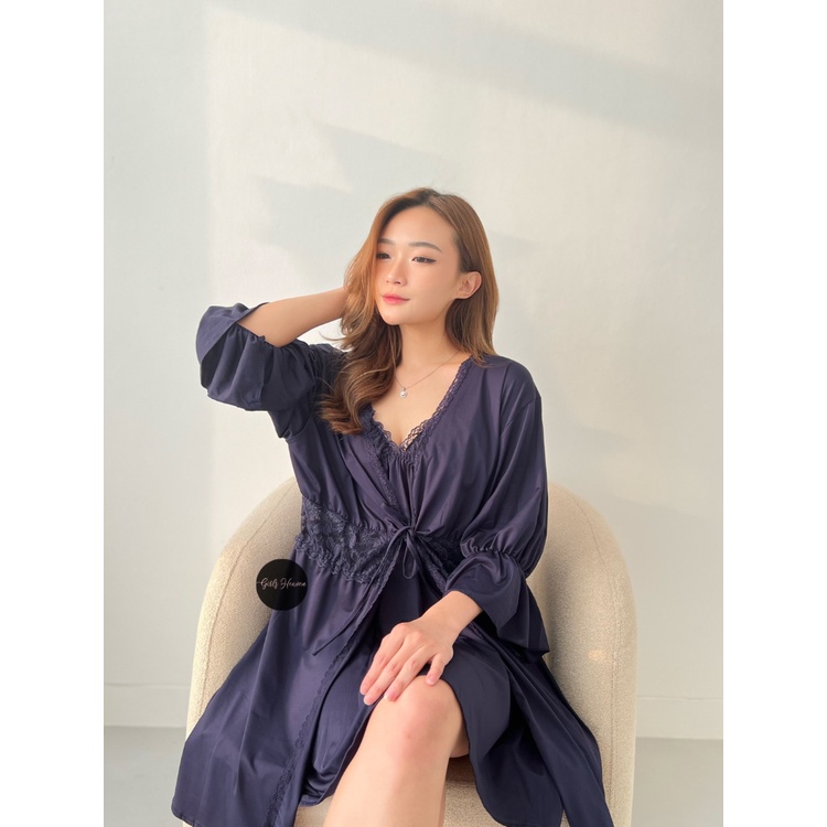 Karina Lingerie Dress + Kimono [ Girlsheaven_id ]