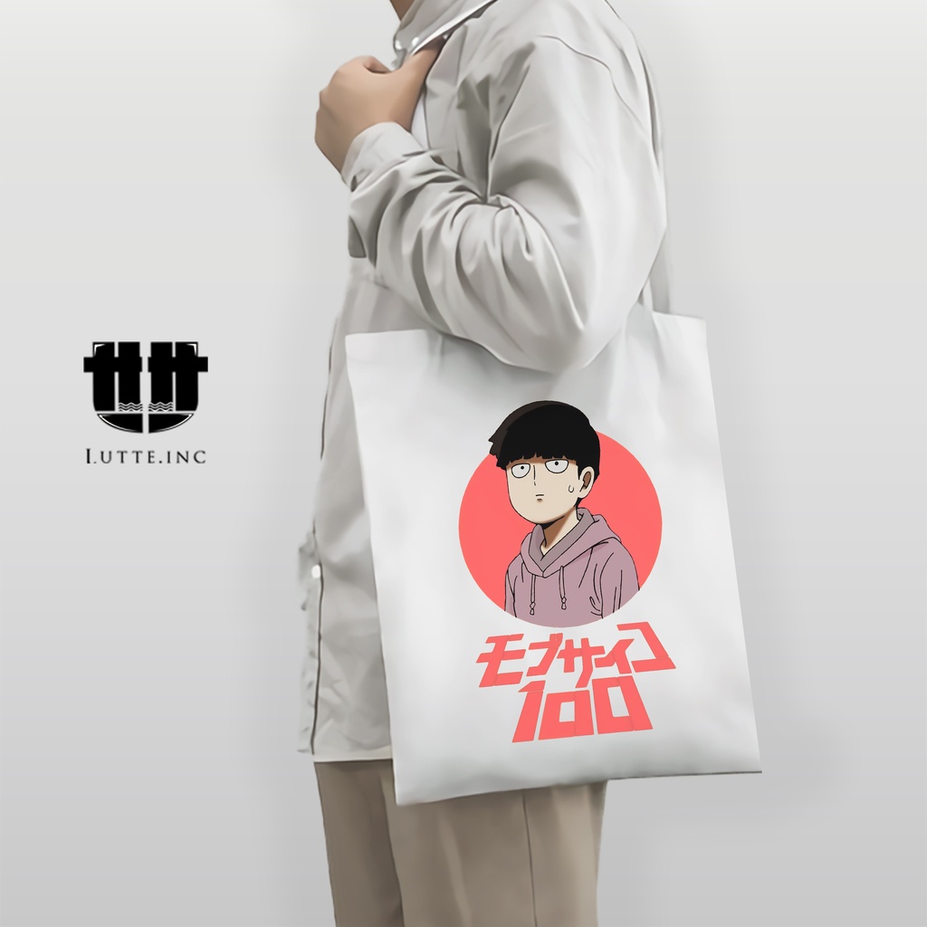 NEW Pyscho100 Tote Bag Anime Totebag Kanvas Premium ToteBag Lutte.inc