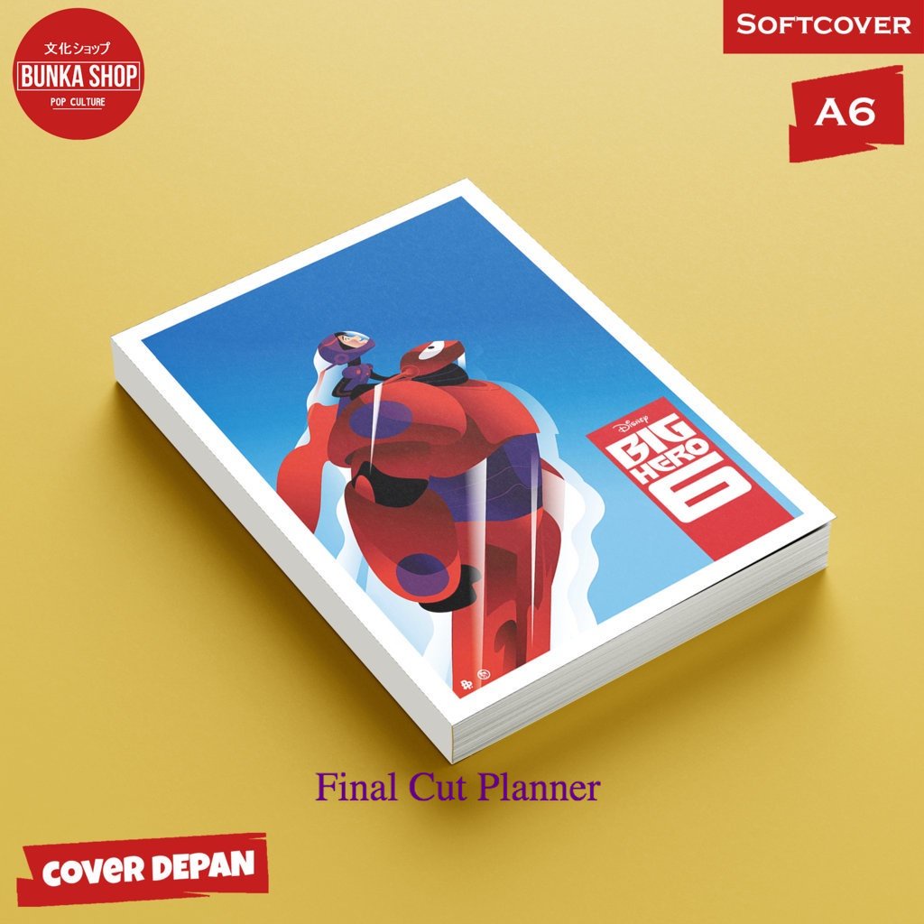 

Pocket Note Anime Big Hero 6 Baymax2 Softcover A6 Buku Tulis catatan Notes Agenda planner Jurnal