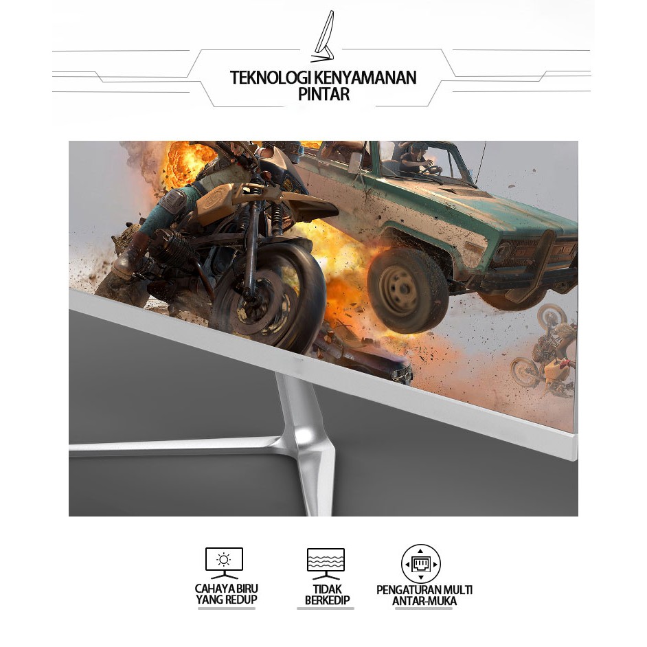 24-inci 144Hz monitor komputer LCD, desktop kantor, gaming, 1080P, layar tanpa batas dengan resolusi-7