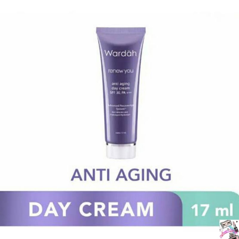 ☃️Cutezz_Ching1☃️Wardah Renew You Anti Aging Day/Night Cream