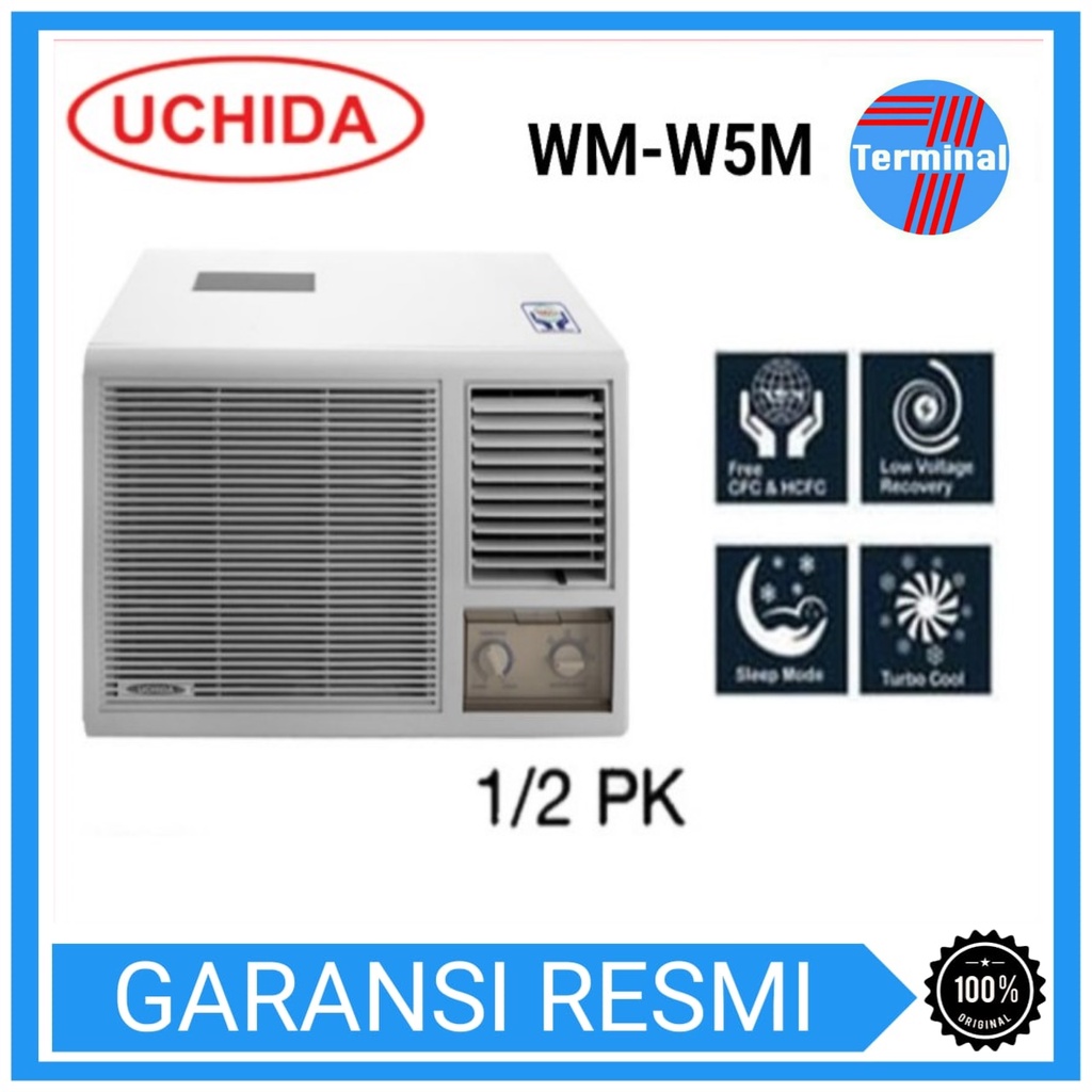 AC 1/2PK Window Uchida WM-W5M