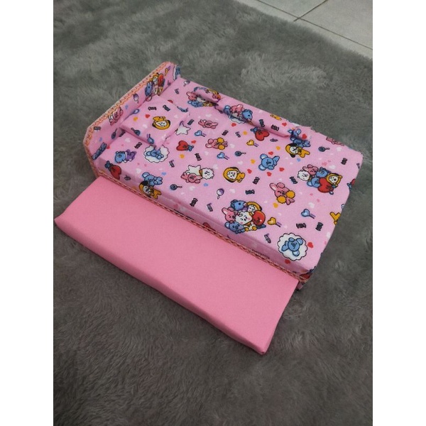 Mainan spring bed tempat tidur boneka barbie/ kasur sorong