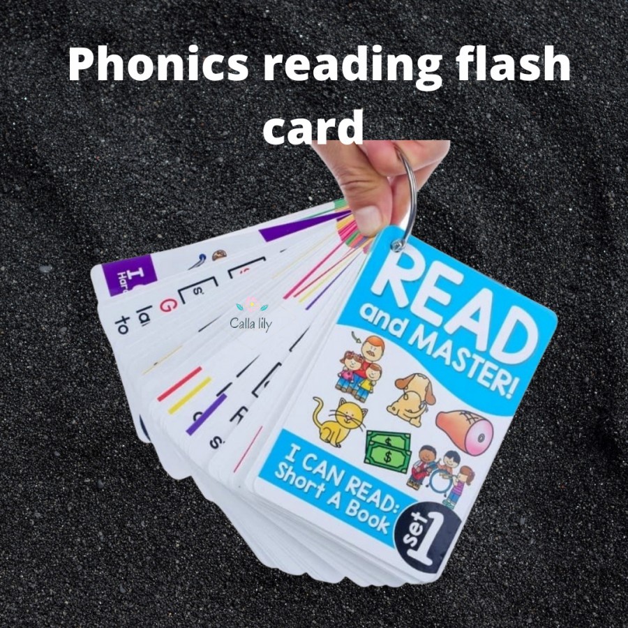 F86 phonics reading flash card belajar membaca 67 kartu pintar Ready