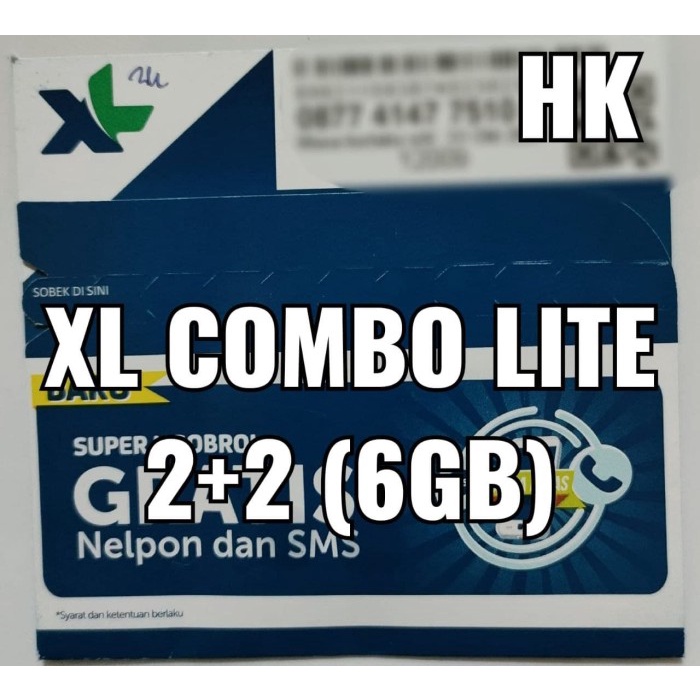 Perdana XL Xtra Combo Lite 2+2 (6GB)