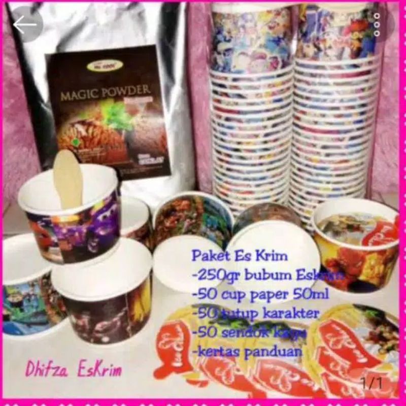 

es cream paket