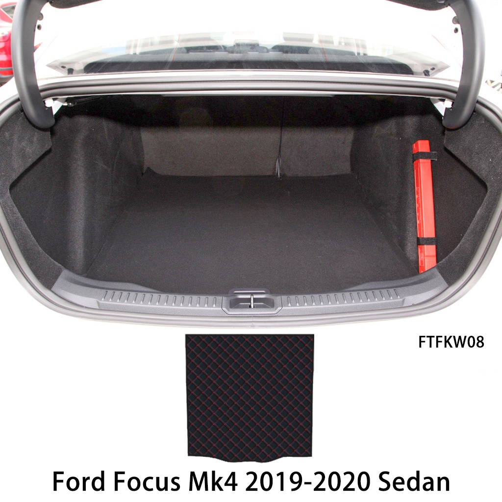 Matras Bagasi Mobil Bahan Kulit Untuk Ford Focus 2 3 4 Mk2 Mk3 Mk4 2004-2018 2019 2020 2021