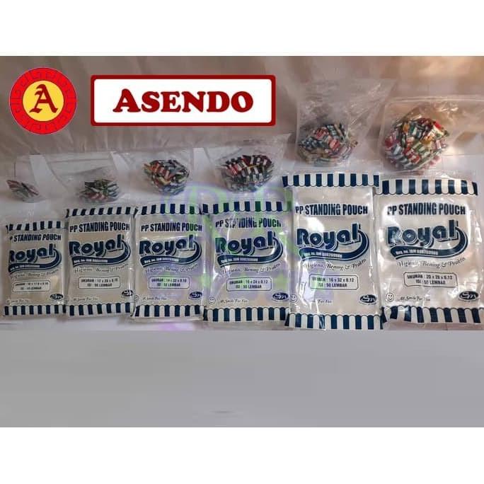 PP STANDING POUCH ROYAL UK 10X17,6X0,10 / PLASTIK KLIP /STANDING POUCH