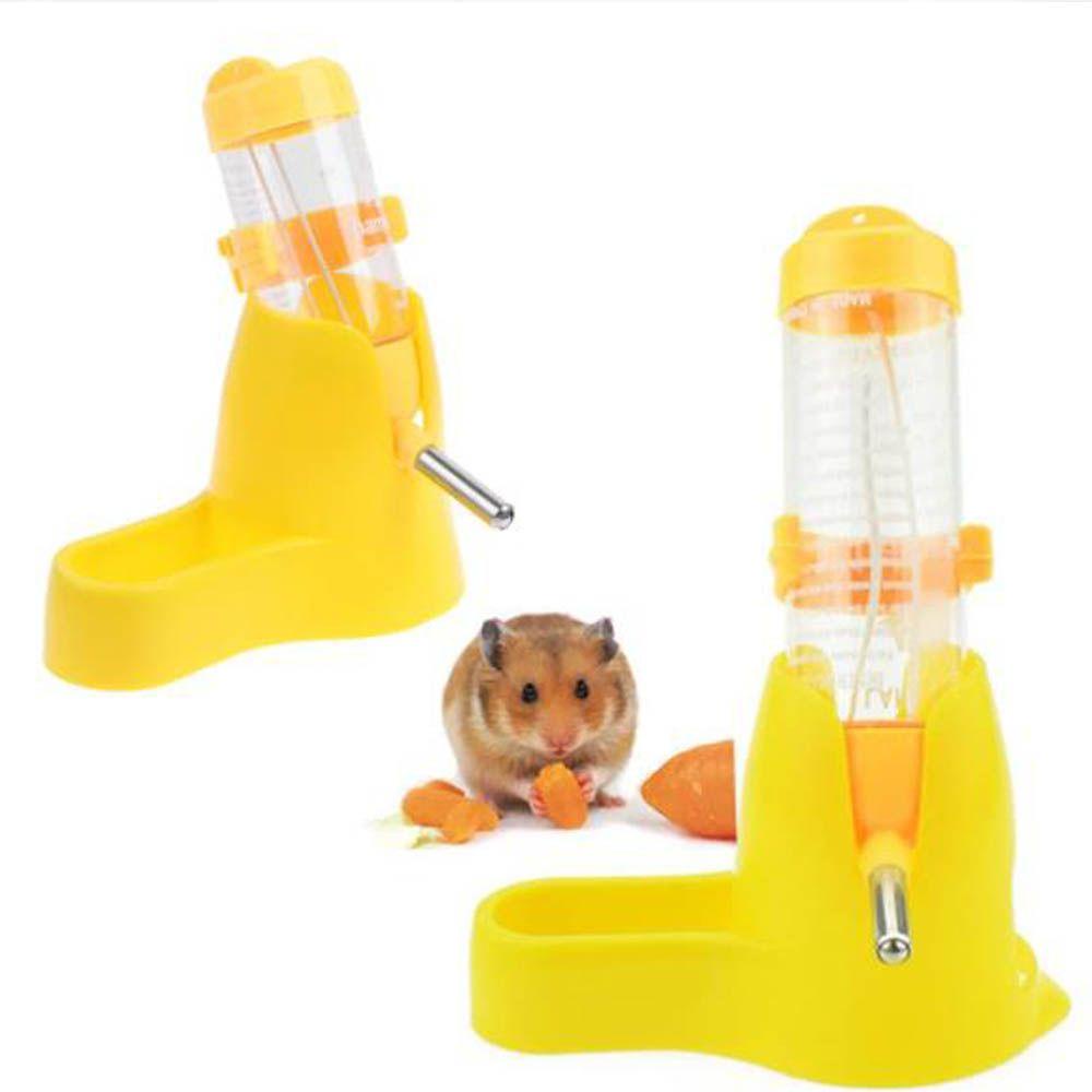 REBUY Rebuy Hamster Water Bottle Landak Kecil Dengan Base Botol Air Kelinci Marmut