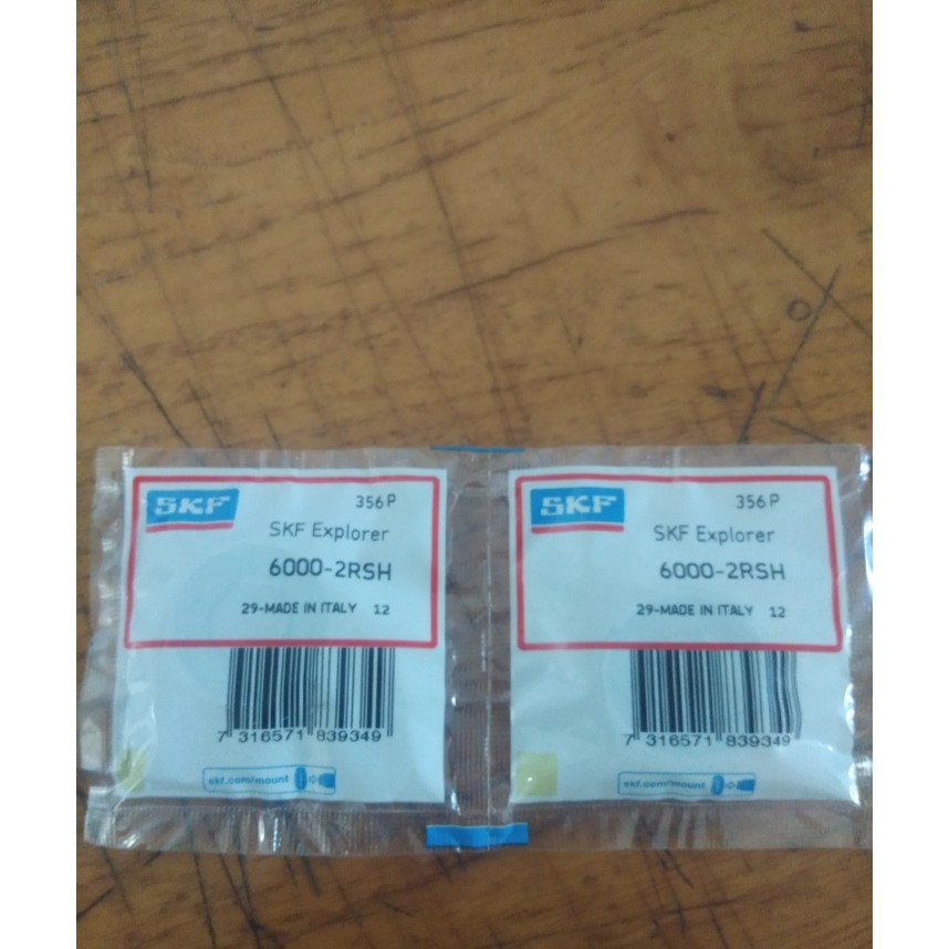 BALL BEARING 6000 2RS MERK SKF