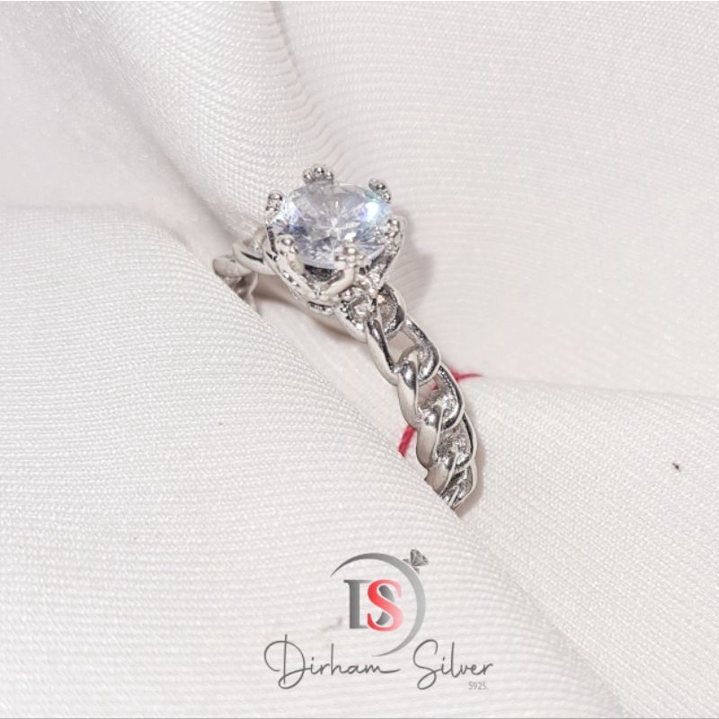 DS Cincin Wanita Silver S925