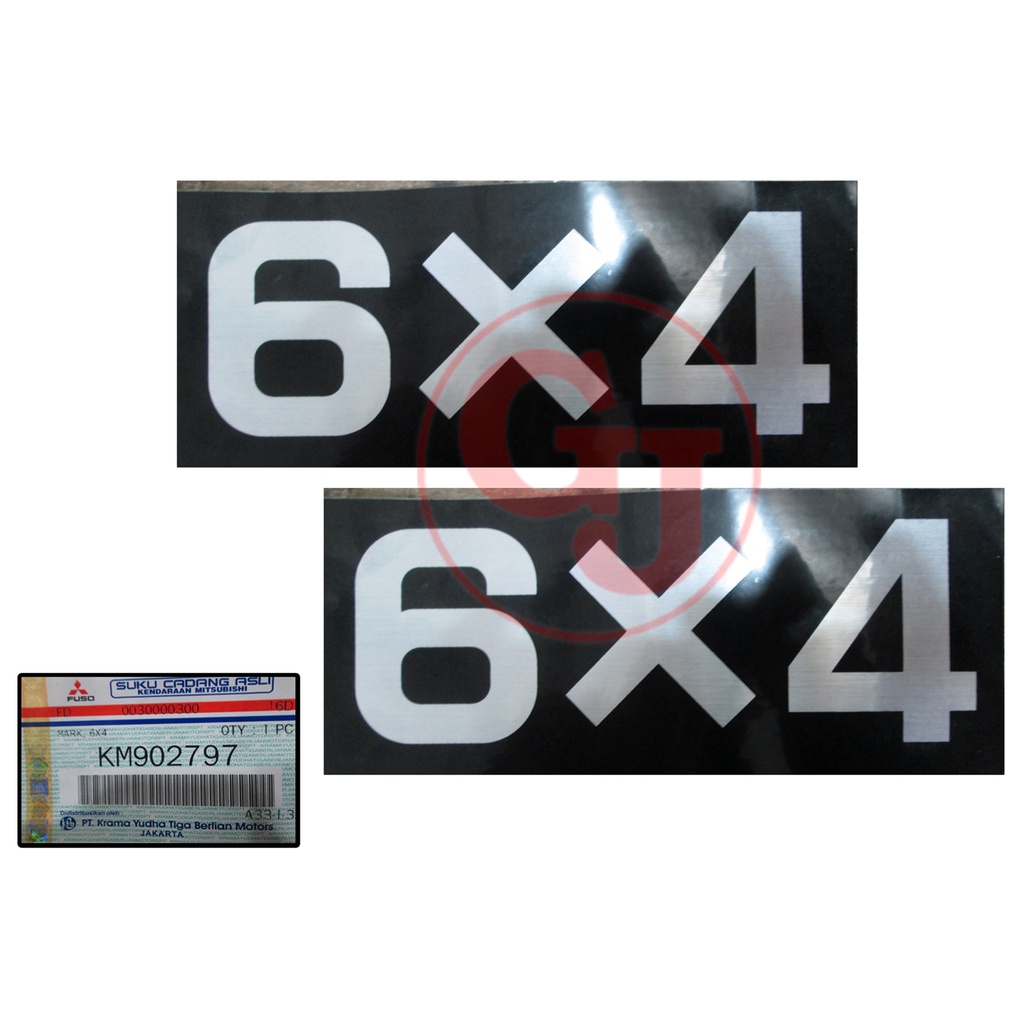 STICKER 6X4 MITSUBISHI FUSO- KM902797