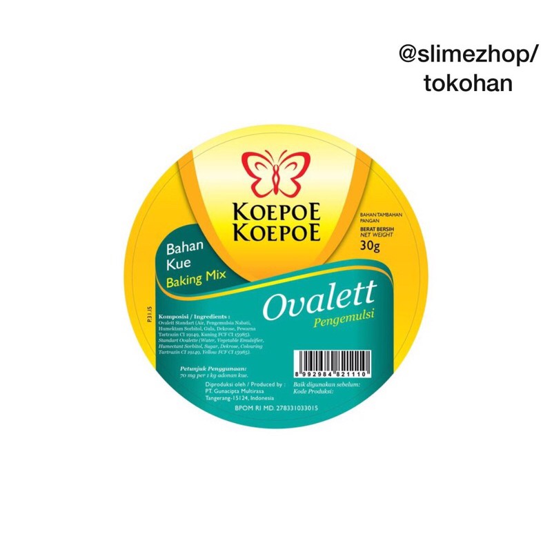 

KOEOPOE OVALET 30gr