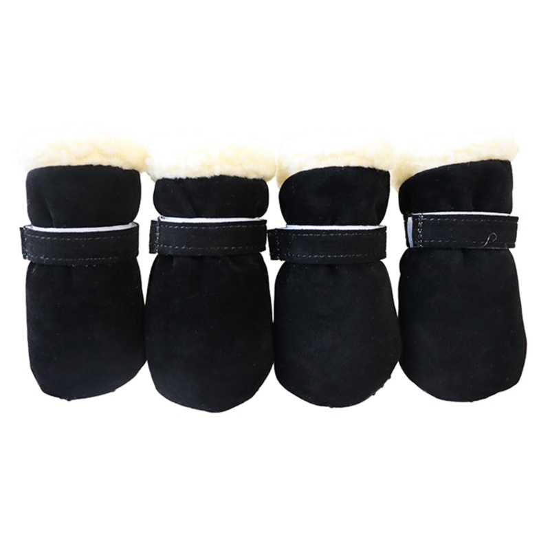 4pcs / set Sepatu Anjing / Kucing Peliharaan Anti Slip Tahan Angin Untuk Outdoor