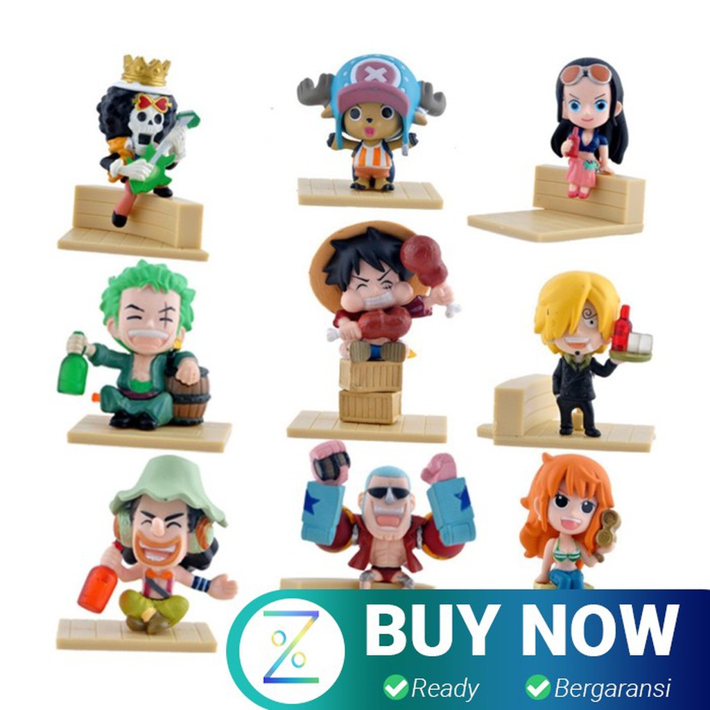 Action Figure One Piece 9 PCS - Model 59