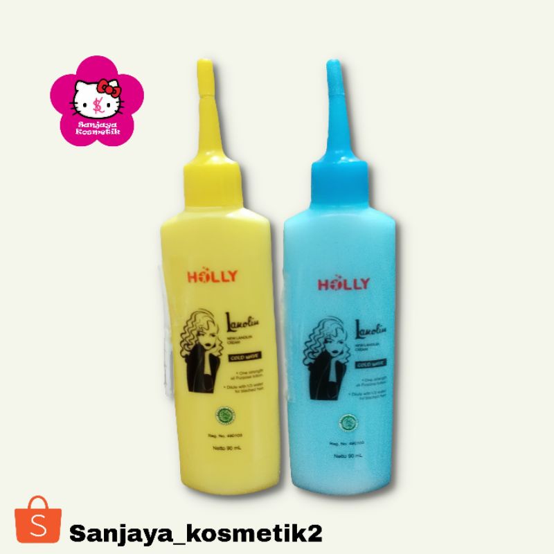 🪴Sanjaya Kosmetik2 🪴 Holly lanolin cold wave( obat keriting )90ml