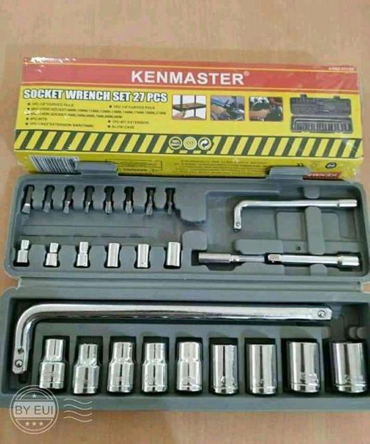 Kunci Sok Set Kenmaster 27 Pcs Socket Wrench Kenmaster 27pcs