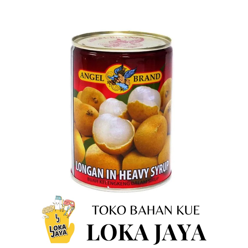 

ANGEL BRAND LONGAN IN SYRUP 565G/ LONGAN KALENG/ KELENGKENG KALENG / RAMBUTAN