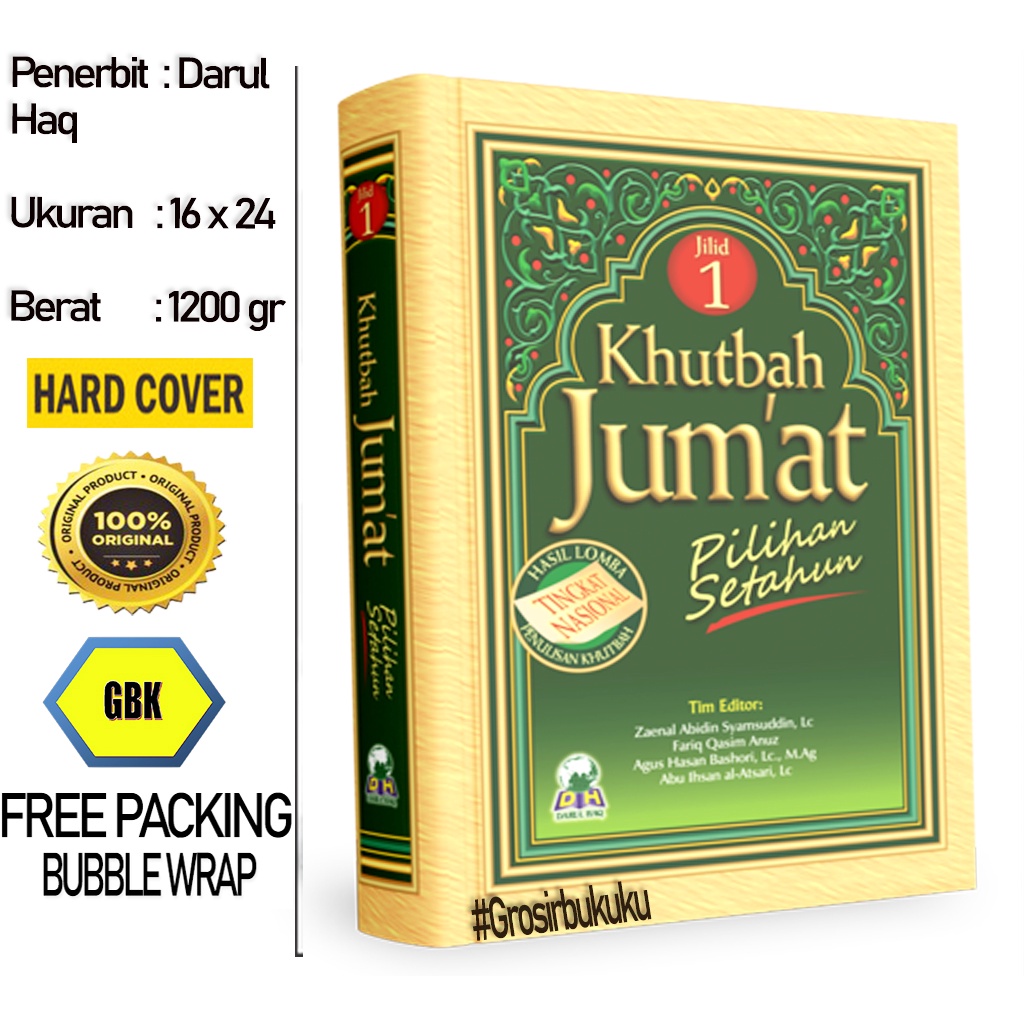 Buku Khutbah Jumat Pilihan Setahun Jilid 1 - Darul Haq