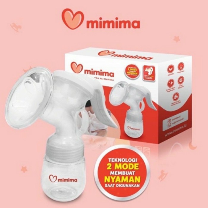 MIMIMA Pompa ASI Manual Ergonomis Breast Pump Pemerah ASI Murah Promo