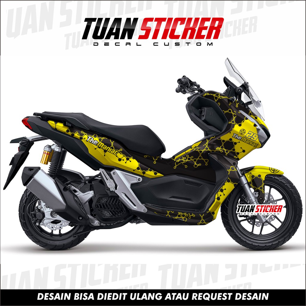 Sticker Striping DECAL Honda ADV 150, Sticker Decal ADV, Sticker ADV 150 ,striping ADV 150 maniac