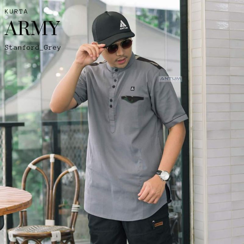KURTA ARMY BY ANTUM