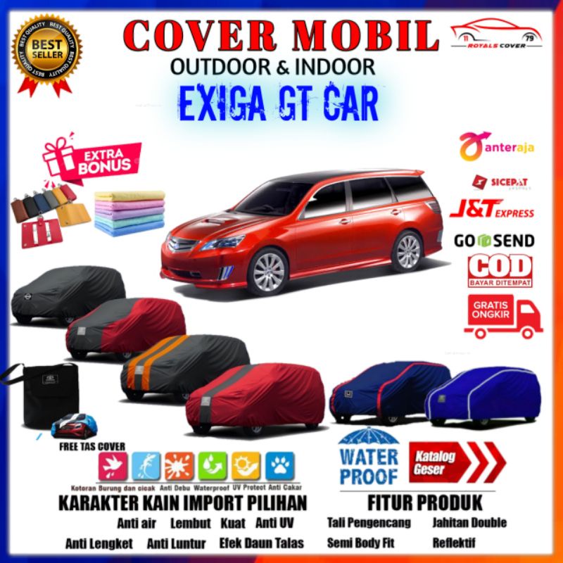 Sarung Body Car Cover Mobil Subaru Exiga GT , Mantel Tutup Exiga, Selimut Penutup Pelindung Outdoor