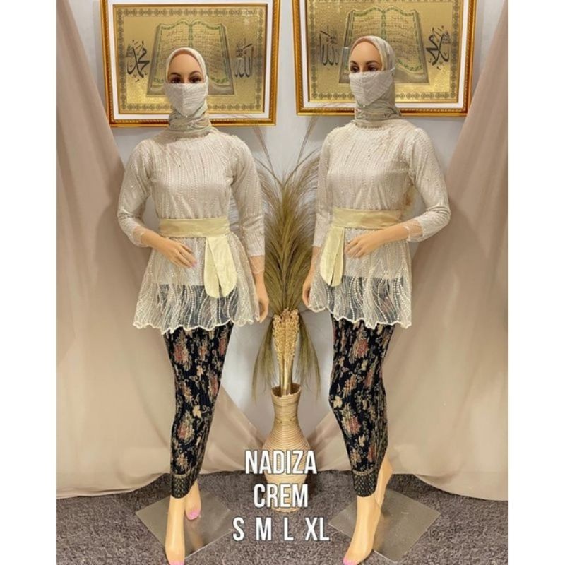 KEBAYA BLOUSE NADIZA WISUDA - KEBAYA BLOUSE MODERN - KEBAYA BLOUSE PESTA - KEBAYA TILLE BLOUSE MEWAH