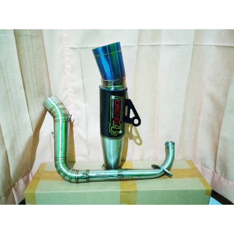 knalpot costum AEROX ngacung full system