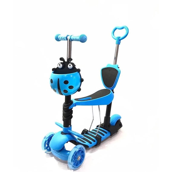 Scooter Anak 5in1 Otoped Duduk / Skuter Anak 3 Roda / Ban karet