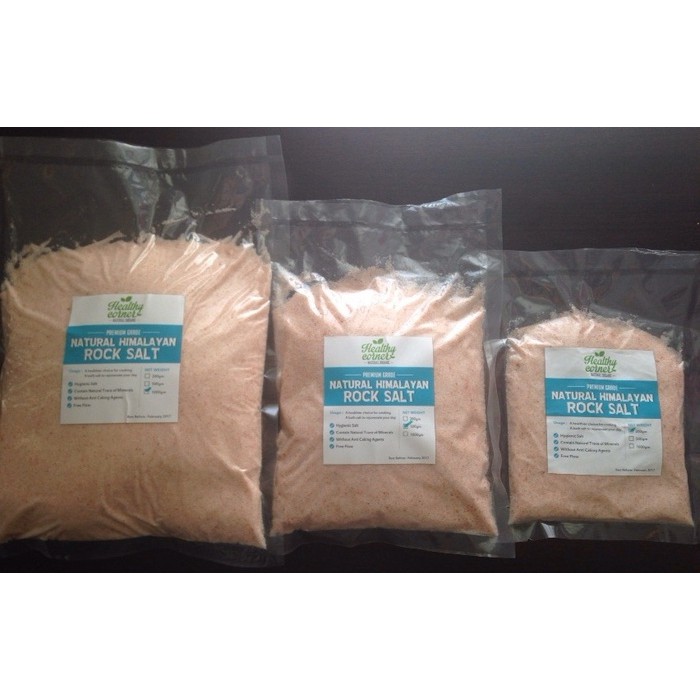 

Natural Pink Himalayan Salt (Garam Himalaya) 1000 gr