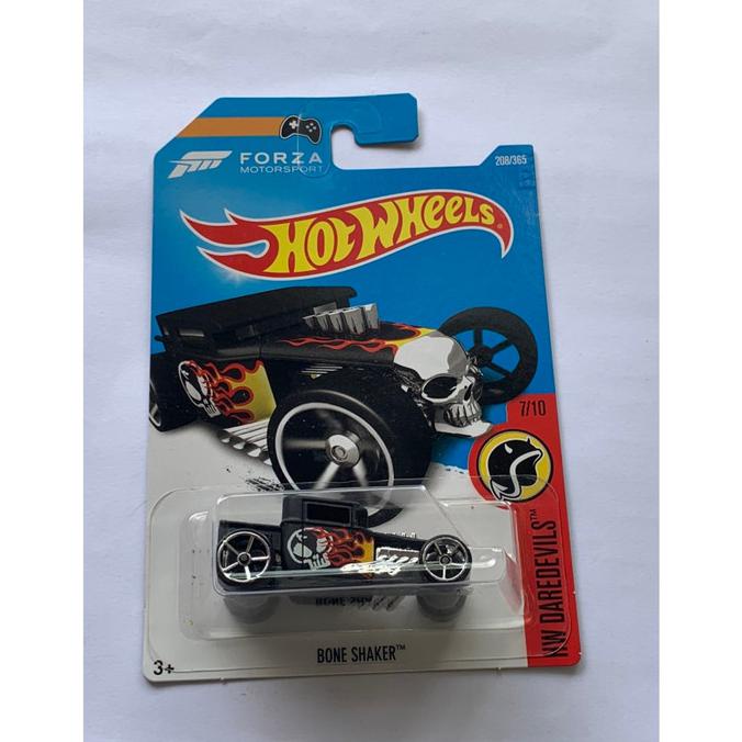 HOTWHEELS HOT WHEELS BONE SHAKER HITAM FORZA MOTORSPORT HW DARE DEVILS JUR4