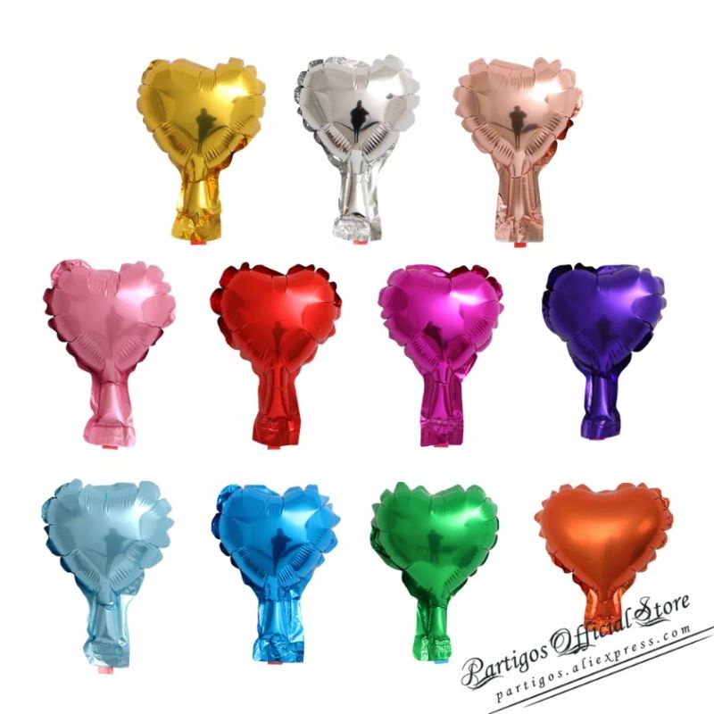 Balon Foil Hati / Foil Love MIni 5 inc