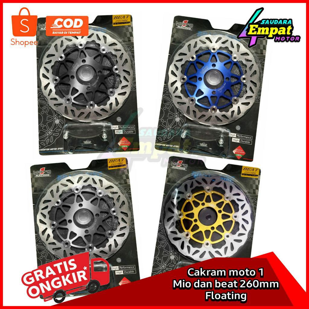 Disc Piringan Cakram Depan Beat 260MM Model Floating Moto1 Moto 1
