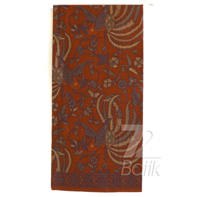 KAIN BATIK PREMIUM Bahan Katun Motif Burung Phoenix Warna Coklat Chokelat Cokelat 728787 Cap 72 Jarik Jarit Samping Kebat Panjang Batik Katun Modern Premium Bahan Seragam Batik Pernikahan Kantor Keluarga Murah Kamen Jadi Batik Bali Lembaran