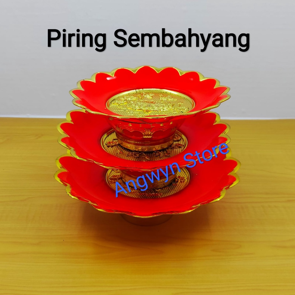 Piring Sembahyang / Piring Persembahan Puja / Piring Buah Altar Import