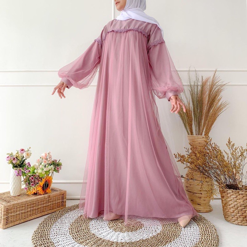 [REAL PICTURE] SAIDAH TILE DRESS NAGYA GAMIS LEBARAN TANAH ABANG PGMTA METRO GROSIR SUPPLIER KONVEKS