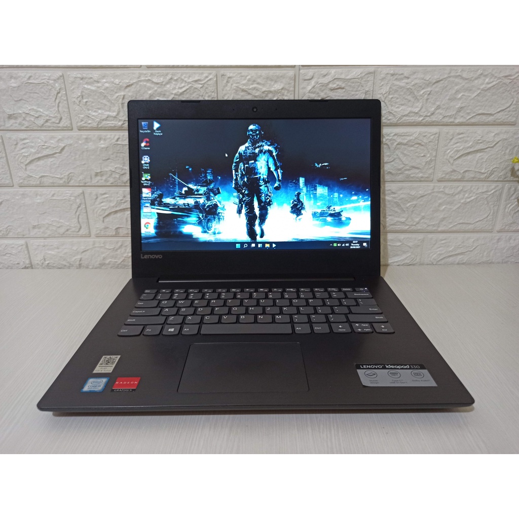 Lenovo Ideapad 330 Core i5 Gen8 Dual VGA Radeon 530 2GB Laptop Second Gaming Desain WFH i5-8250u