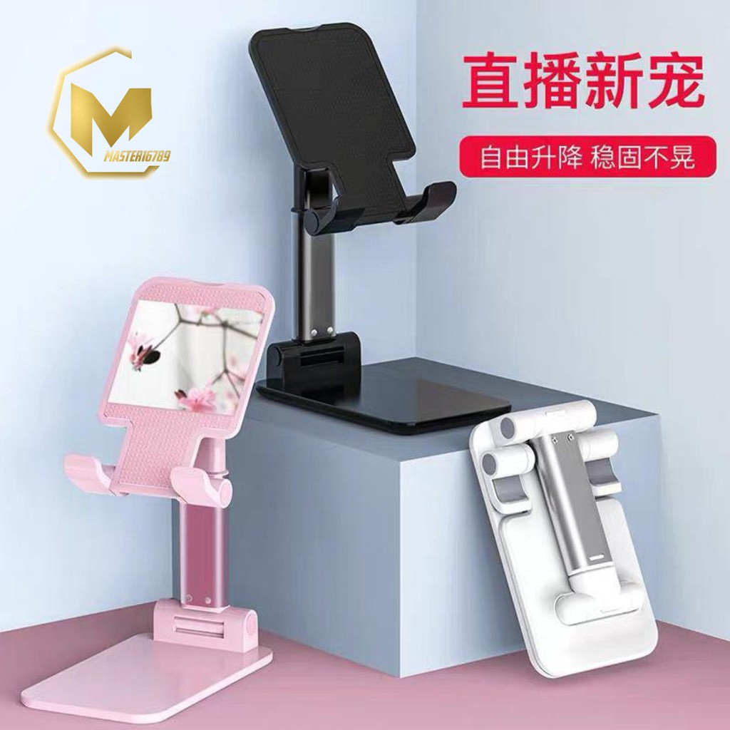 BM099 Phone Holder Stand Hp di meja folding desktop dudukan Hp tablet universal MA24