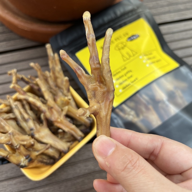 Mimos pet co chicken claw feet jerky