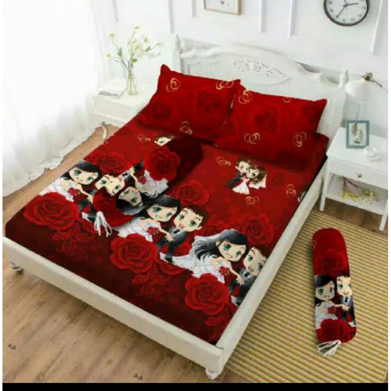 Seprai Sprei King 180x200 Tinggi 30 Wedding - Seprei T30
