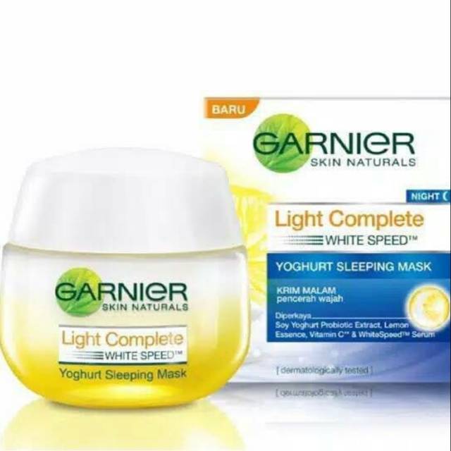 GARNIER Light Complete White Speed Night Yoghurt Sleeping Mask 50 ml