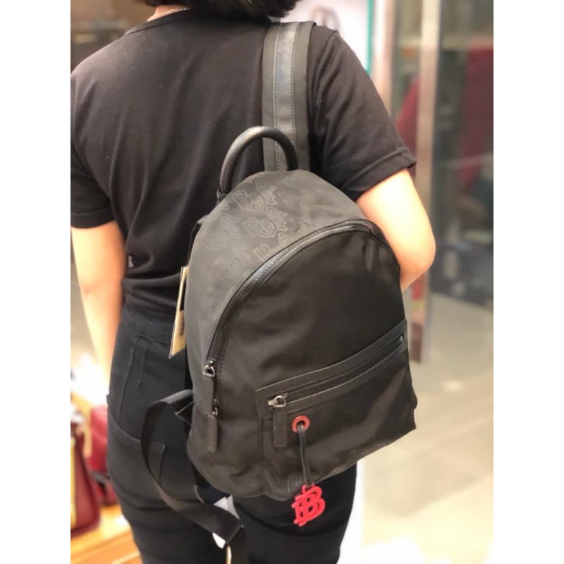 tas wanita bonia original backpack ransel  hitam